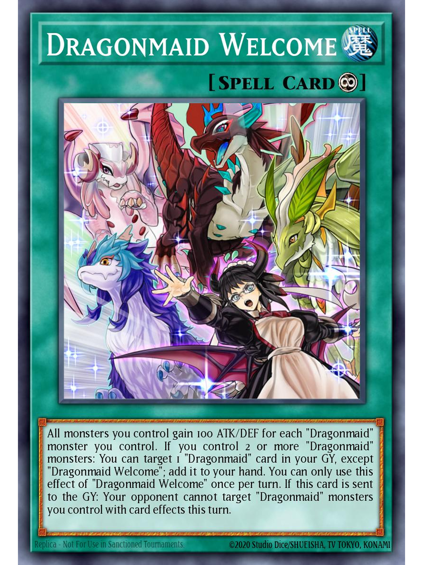 Dragonmaid Welcome - BLMM-EN066 - Ultra Rare 1st Edition 1