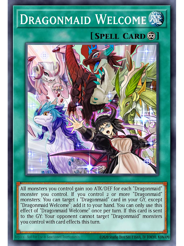 Dragonmaid Welcome - BLMM-EN066 - Ultra Rare 1st Edition 1