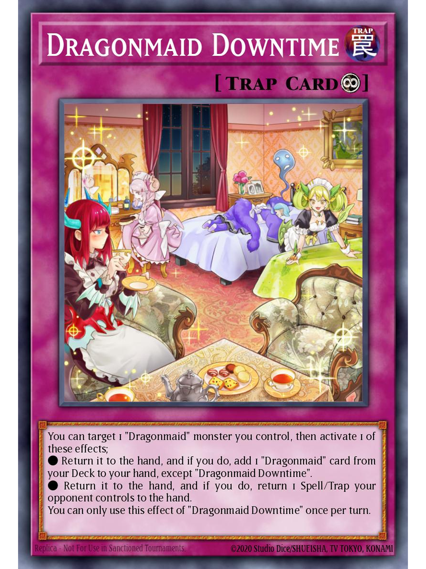 Dragonmaid Downtime - BLMM-EN068 - Ultra Rare 1st Edition 1