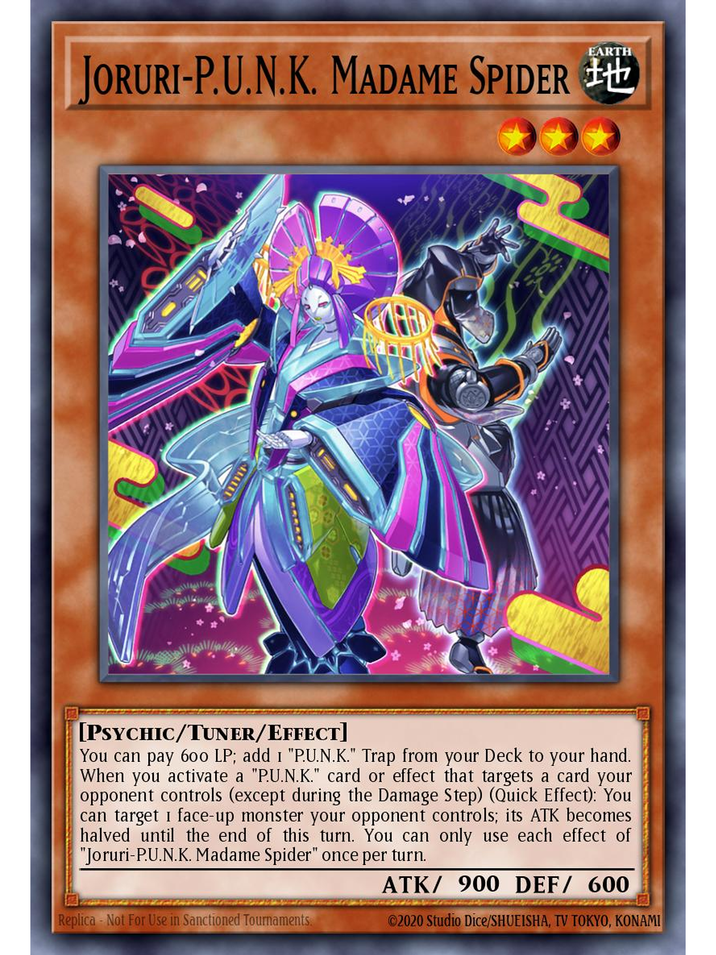 Joruri-P.U.N.K. Madame Spider - BLMM-EN072 - Ultra Rare 1st Edition 1