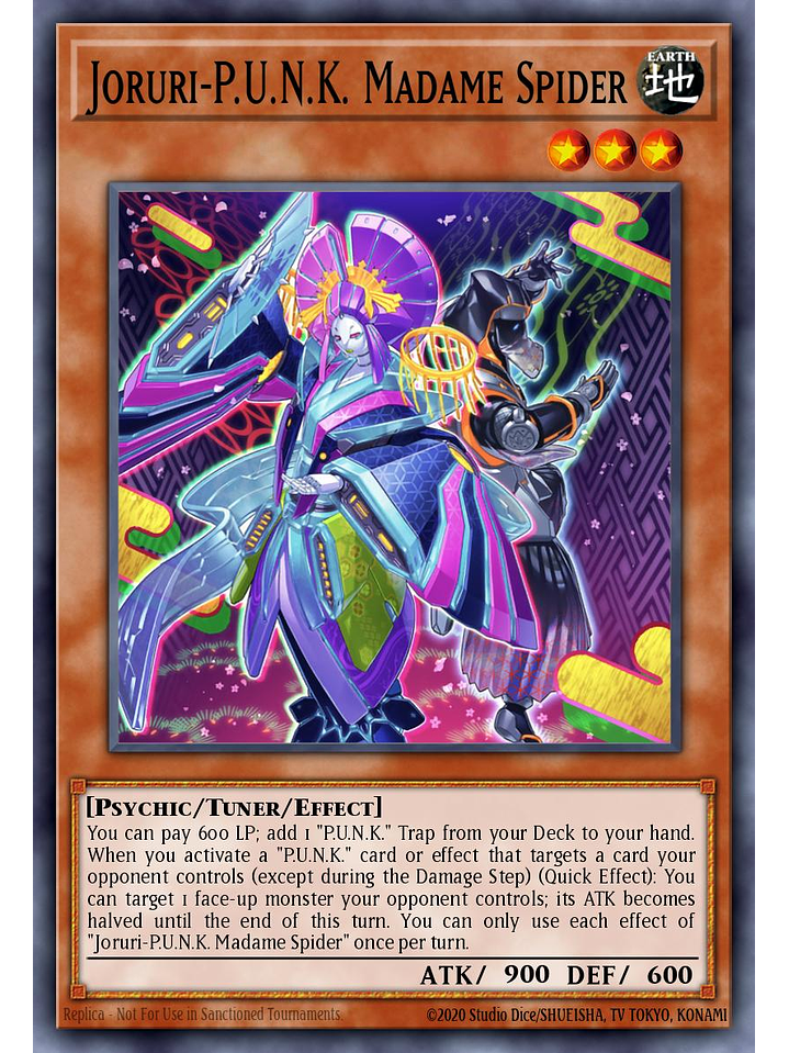 Joruri-P.U.N.K. Madame Spider - BLMM-EN072 - Ultra Rare 1st Edition 1