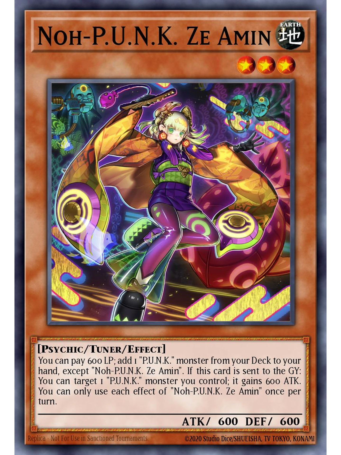 Noh-P.U.N.K. Ze Amin - BLMM-EN073 - Ultra Rare 1st Edition 1