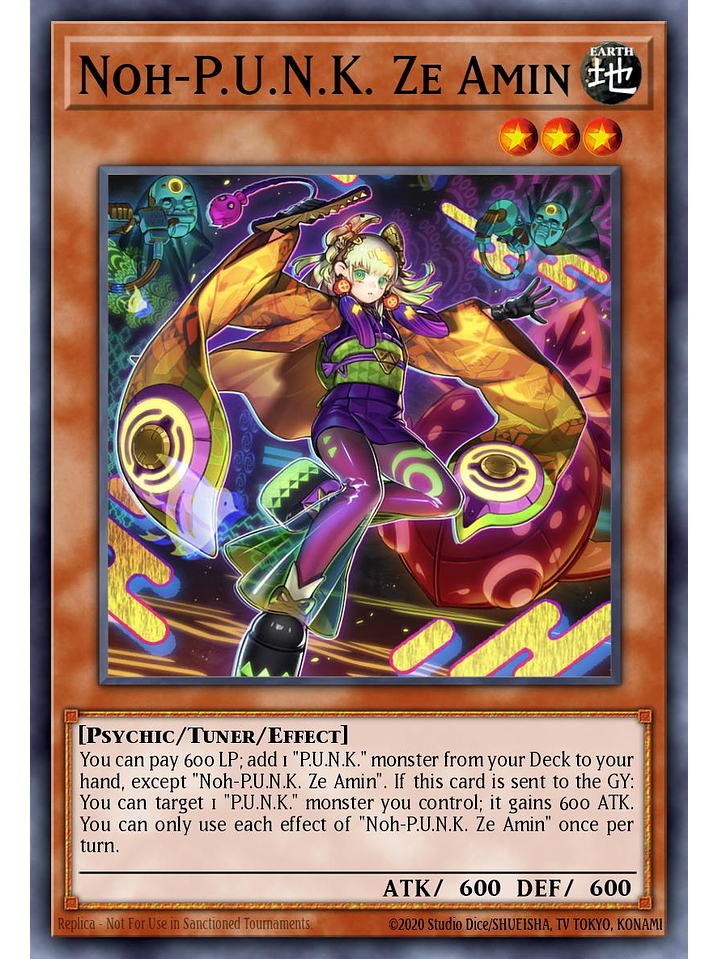 Noh-P.U.N.K. Ze Amin - BLMM-EN073 - Ultra Rare 1st Edition 1