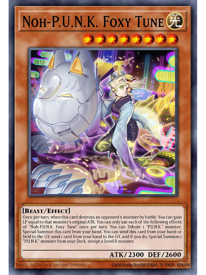 Noh-P.U.N.K. Foxy Tune - BLMM-EN074 - Ultra Rare 1st Edition 1