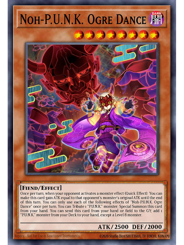 Noh-P.U.N.K. Ogre Dance - BLMM-EN075 - Ultra Rare 1st Edition 1