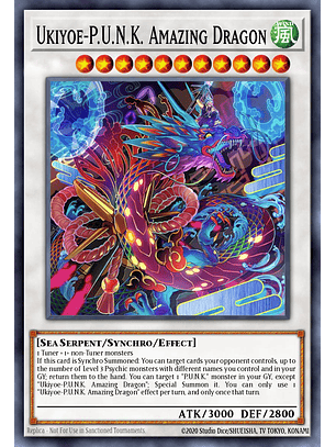 Ukiyoe-P.U.N.K. Amazing Dragon - BLMM-EN077 - Ultra Rare 1st Edition