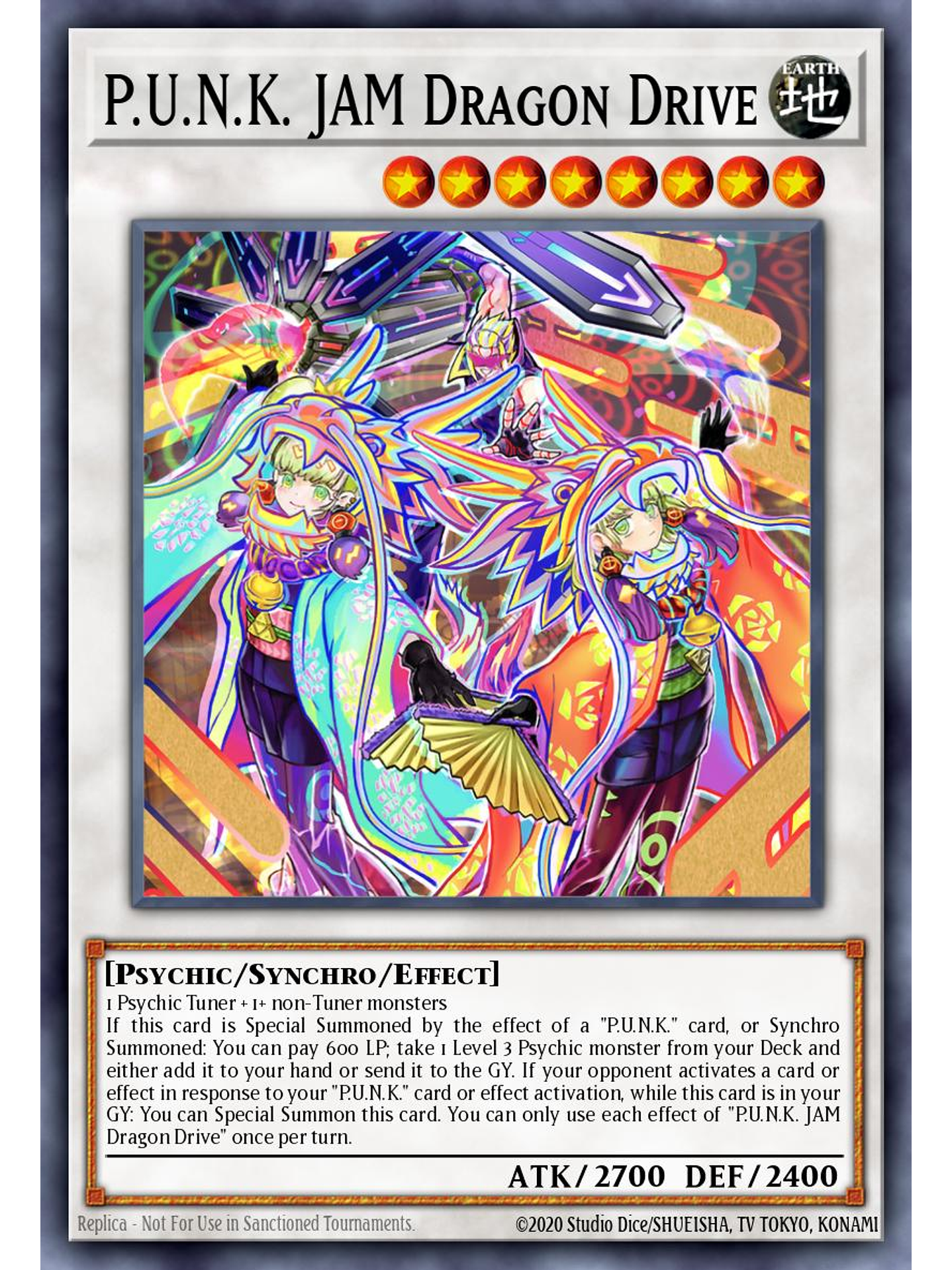 P.U.N.K. JAM Dragon Drive - BLMM-EN078 - Ultra Rare 1st Edition 1