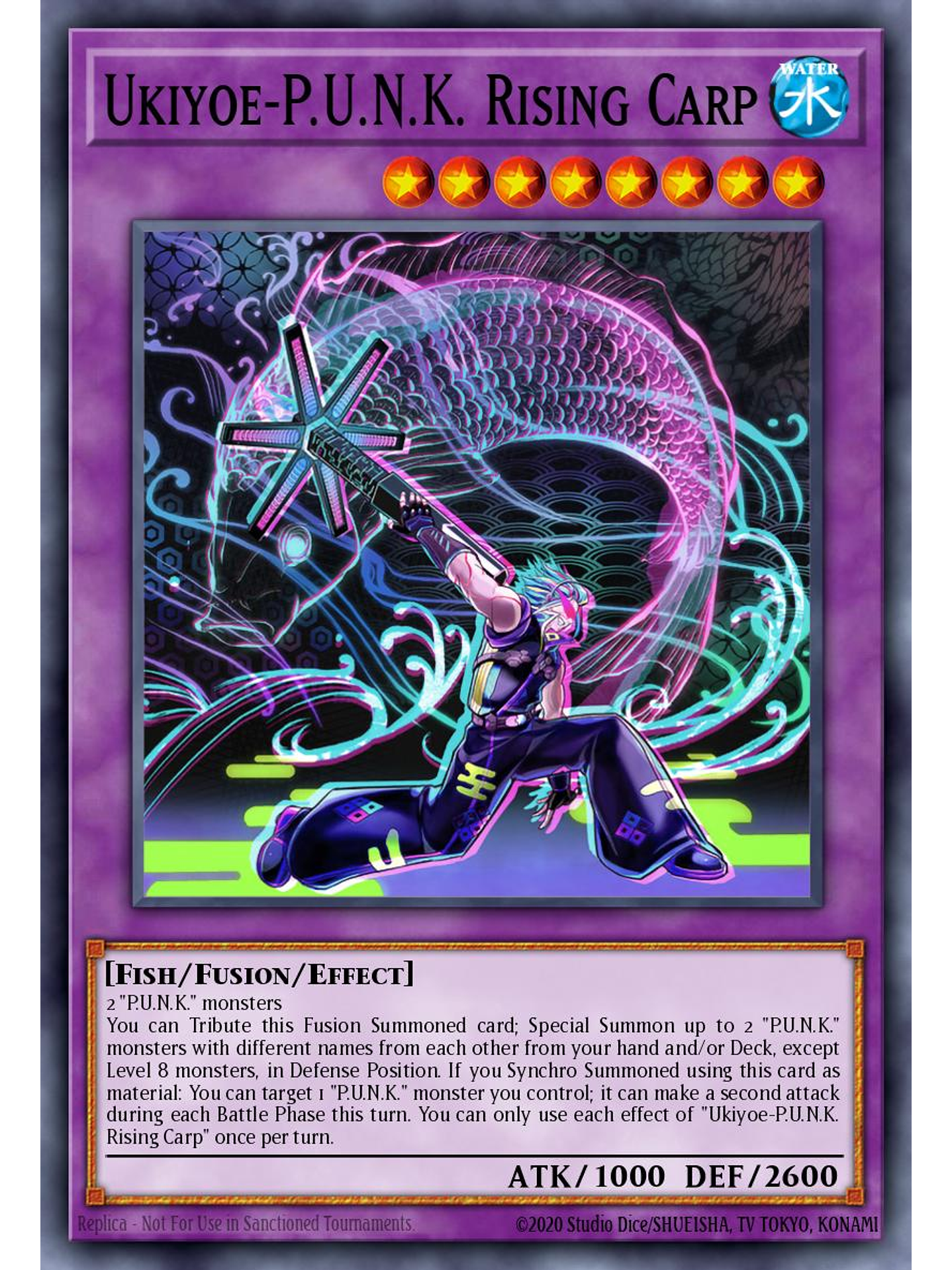 Ukiyoe-P.U.N.K. Rising Carp - BLMM-EN079 - Ultra Rare 1st Edition 1