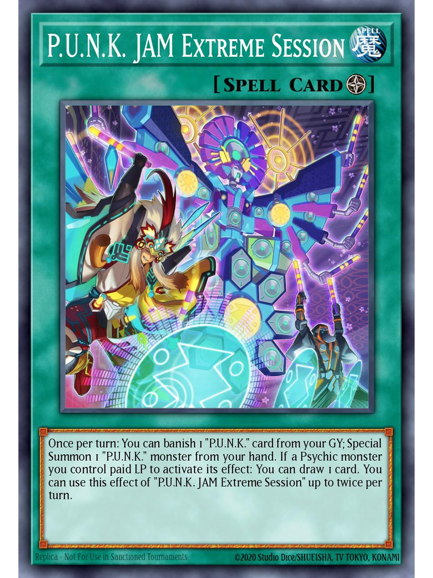 P.U.N.K. JAM Extreme Session - BLMM-EN080 - Ultra Rare 1st Edition 1