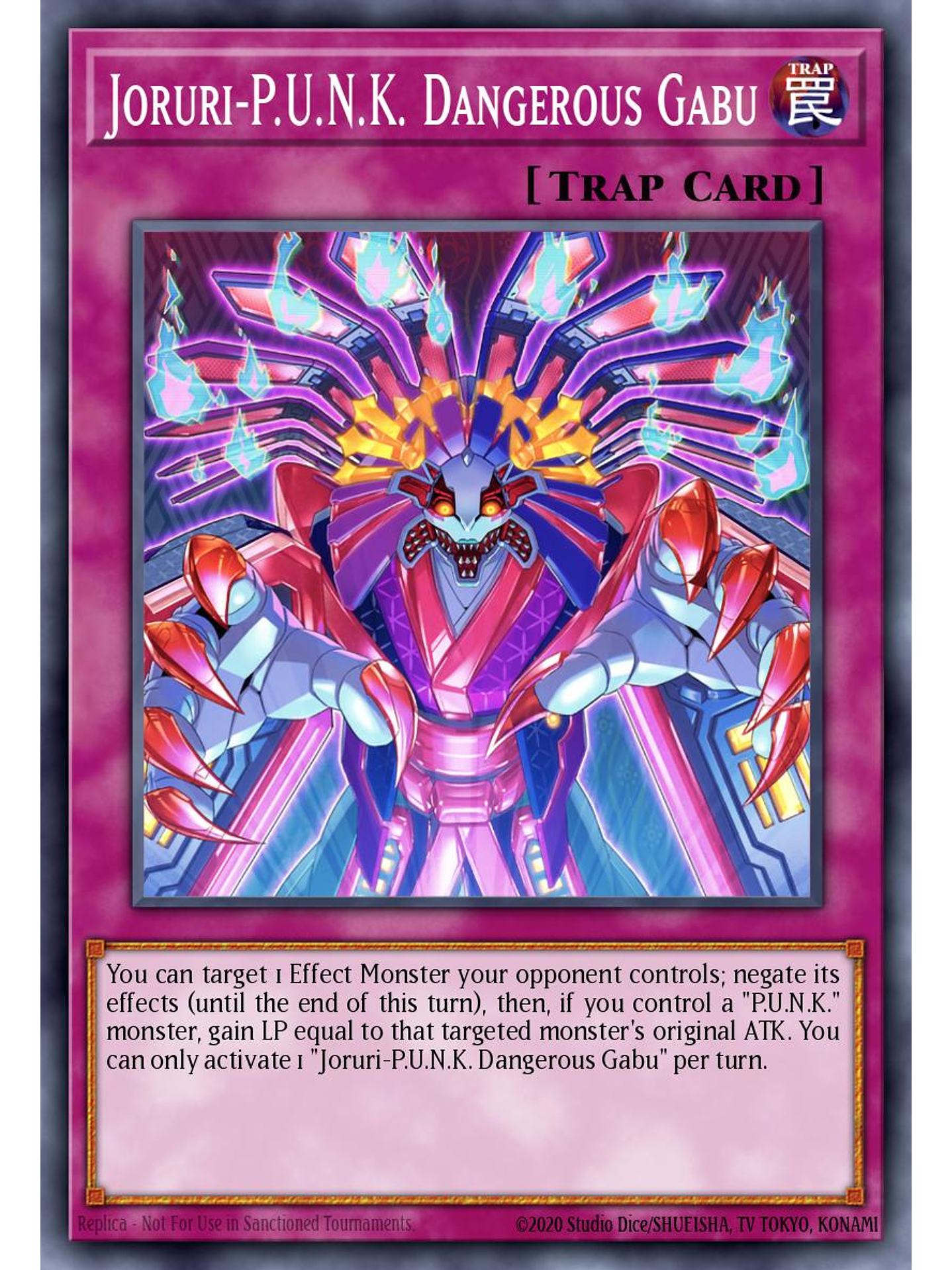 Joruri-P.U.N.K. Dangerous Gabu - BLMM-EN081 - Ultra Rare 1st Edition 1