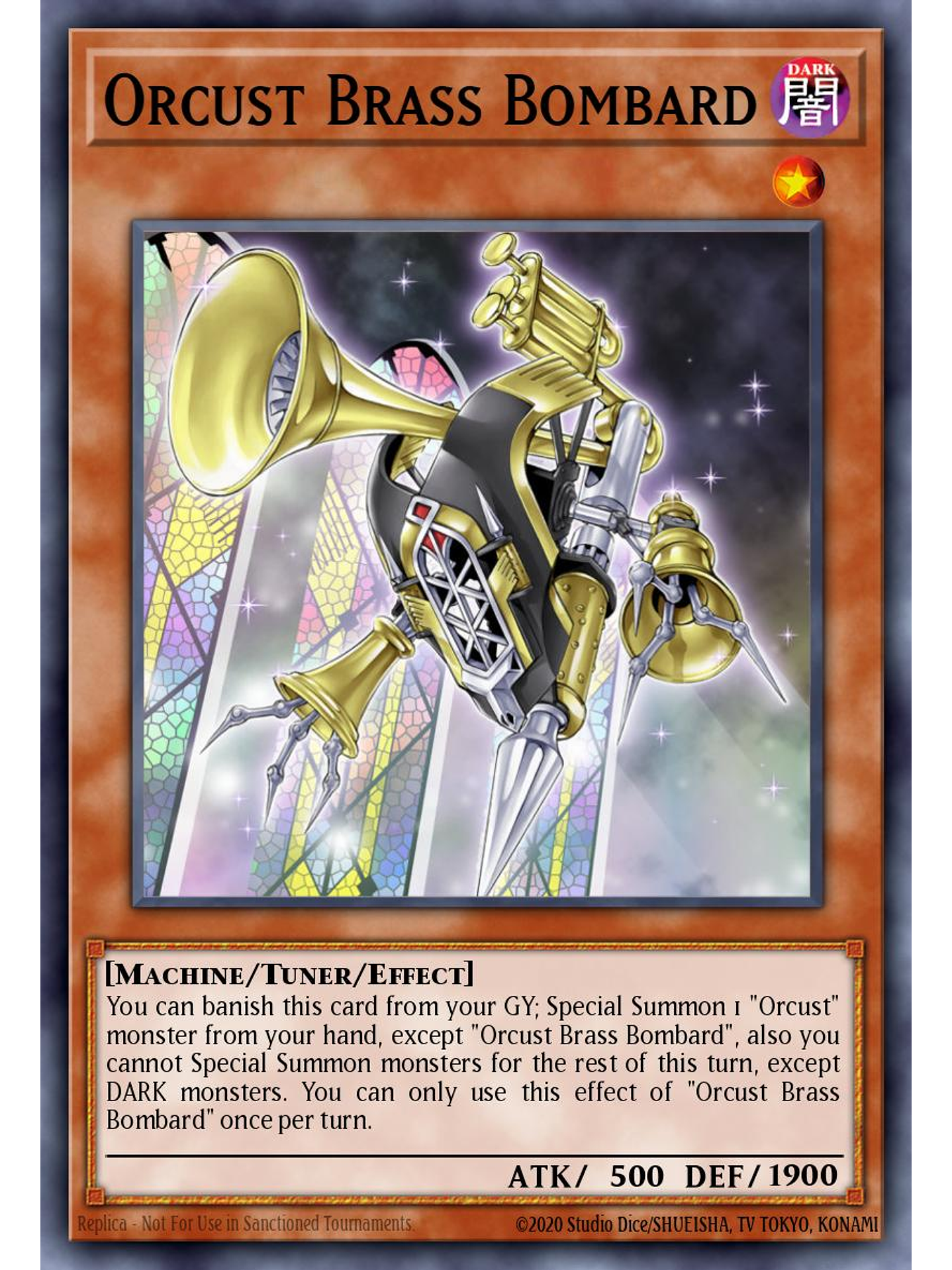 Orcust Brass Bombard - BLMM-EN083 - Ultra Rare 1st Edition 1