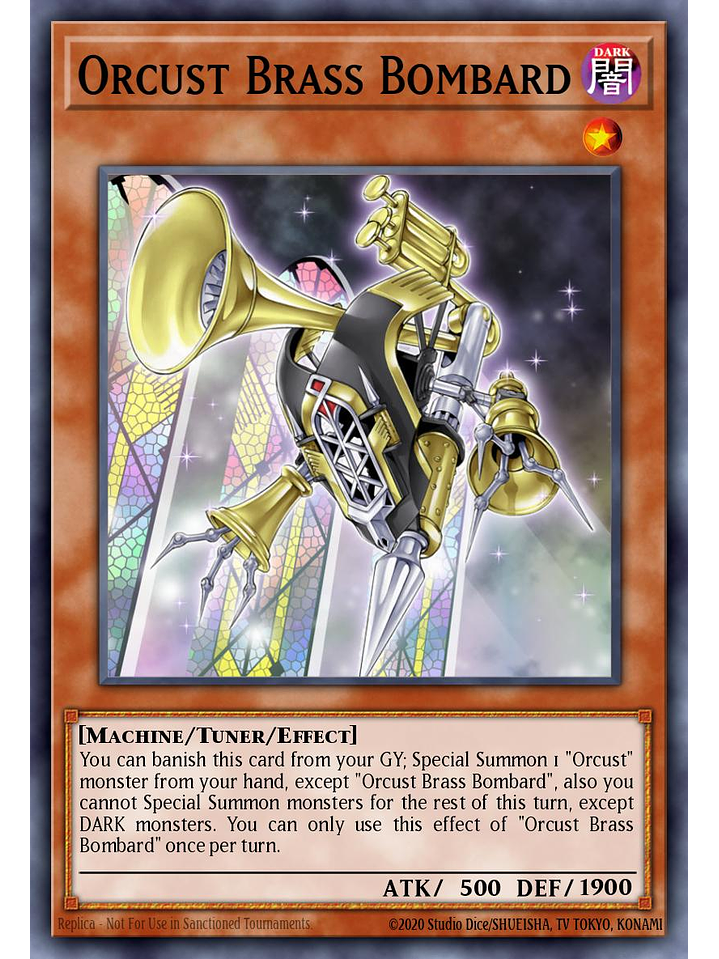 Orcust Brass Bombard - BLMM-EN083 - Ultra Rare 1st Edition 1