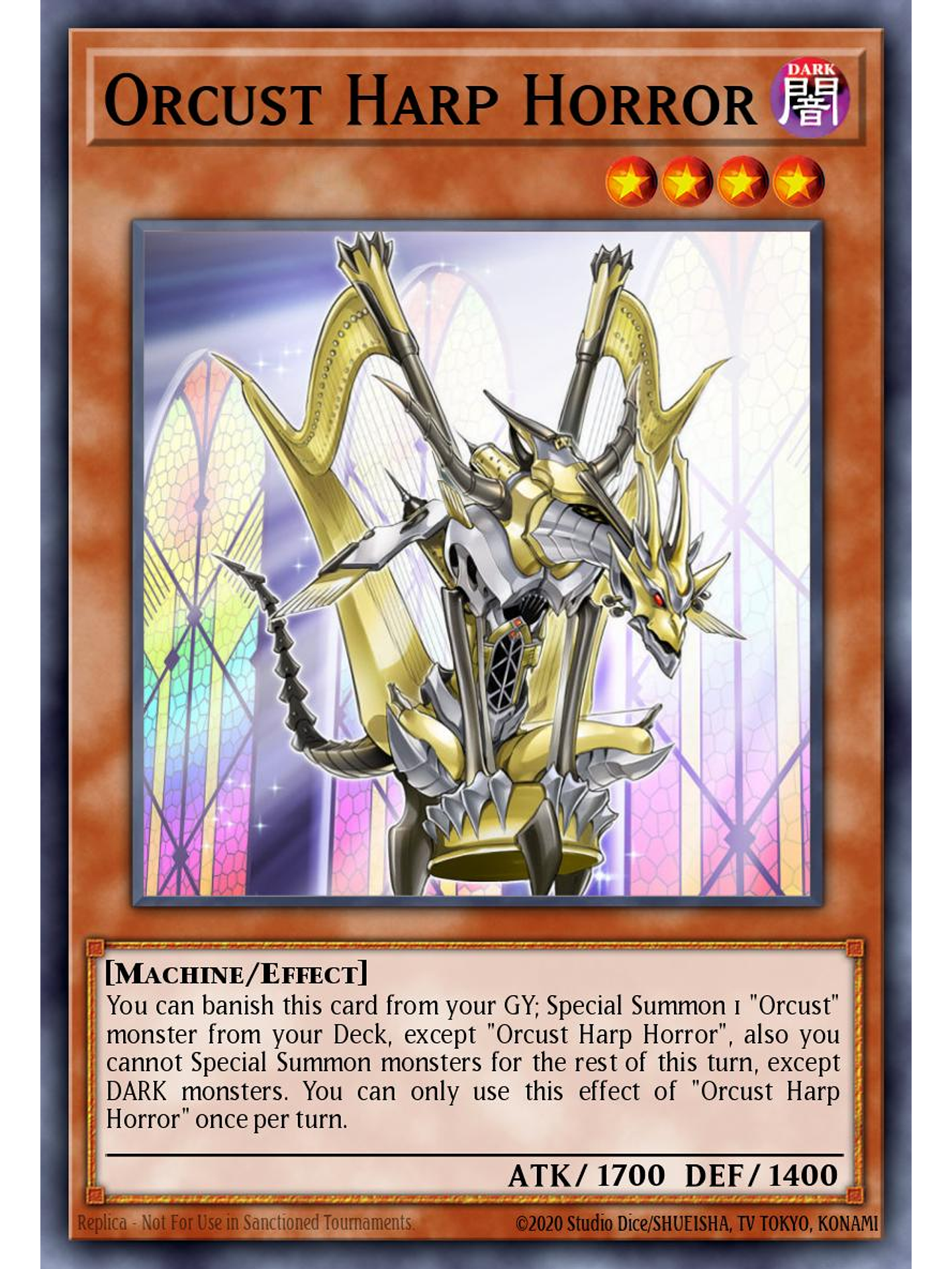 Orcust Harp Horror - BLMM-EN085 - Ultra Rare 1st Edition 1