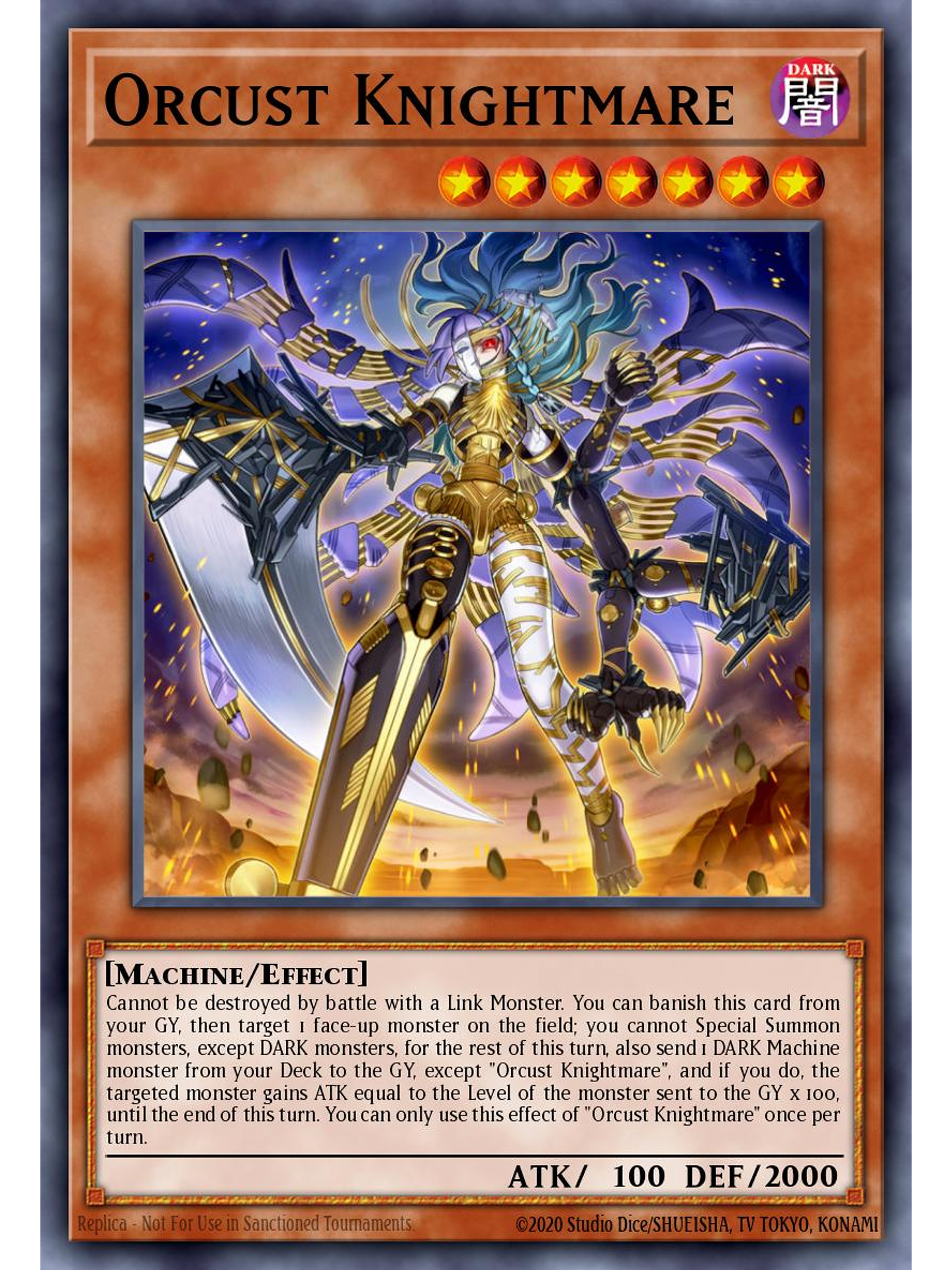 Orcust Knightmare - BLMM-EN087 - Ultra Rare 1st Edition 1