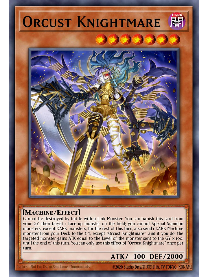 Orcust Knightmare - BLMM-EN087 - Ultra Rare 1st Edition 1