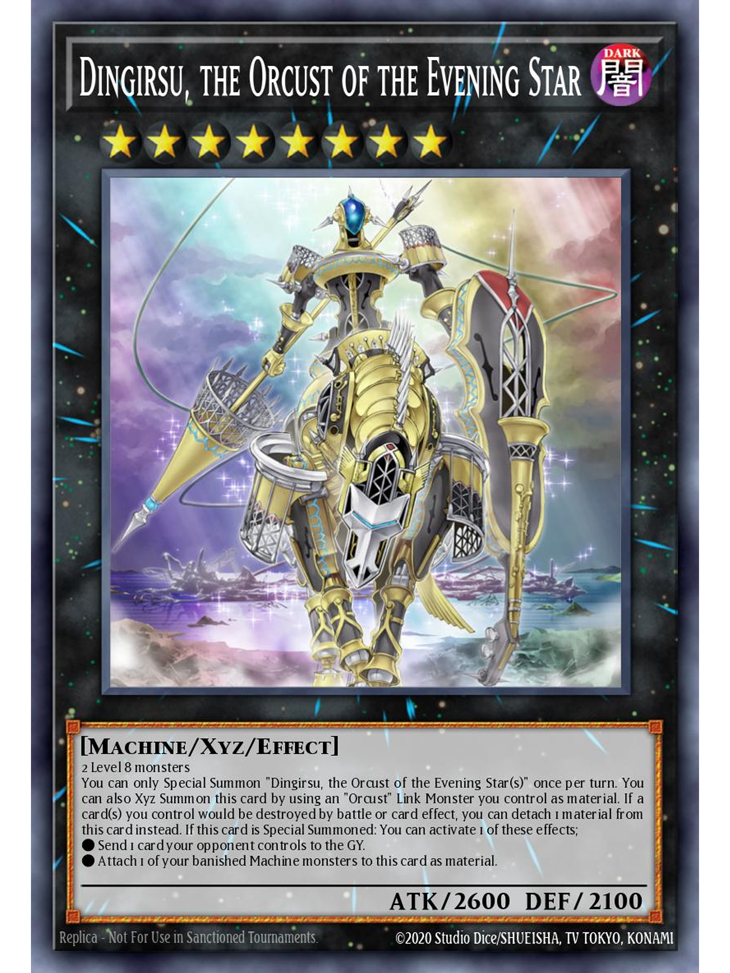 Dingirsu, the Orcust of the Evening Star - BLMM-EN090 - Ultra Rare 1st Edition 1