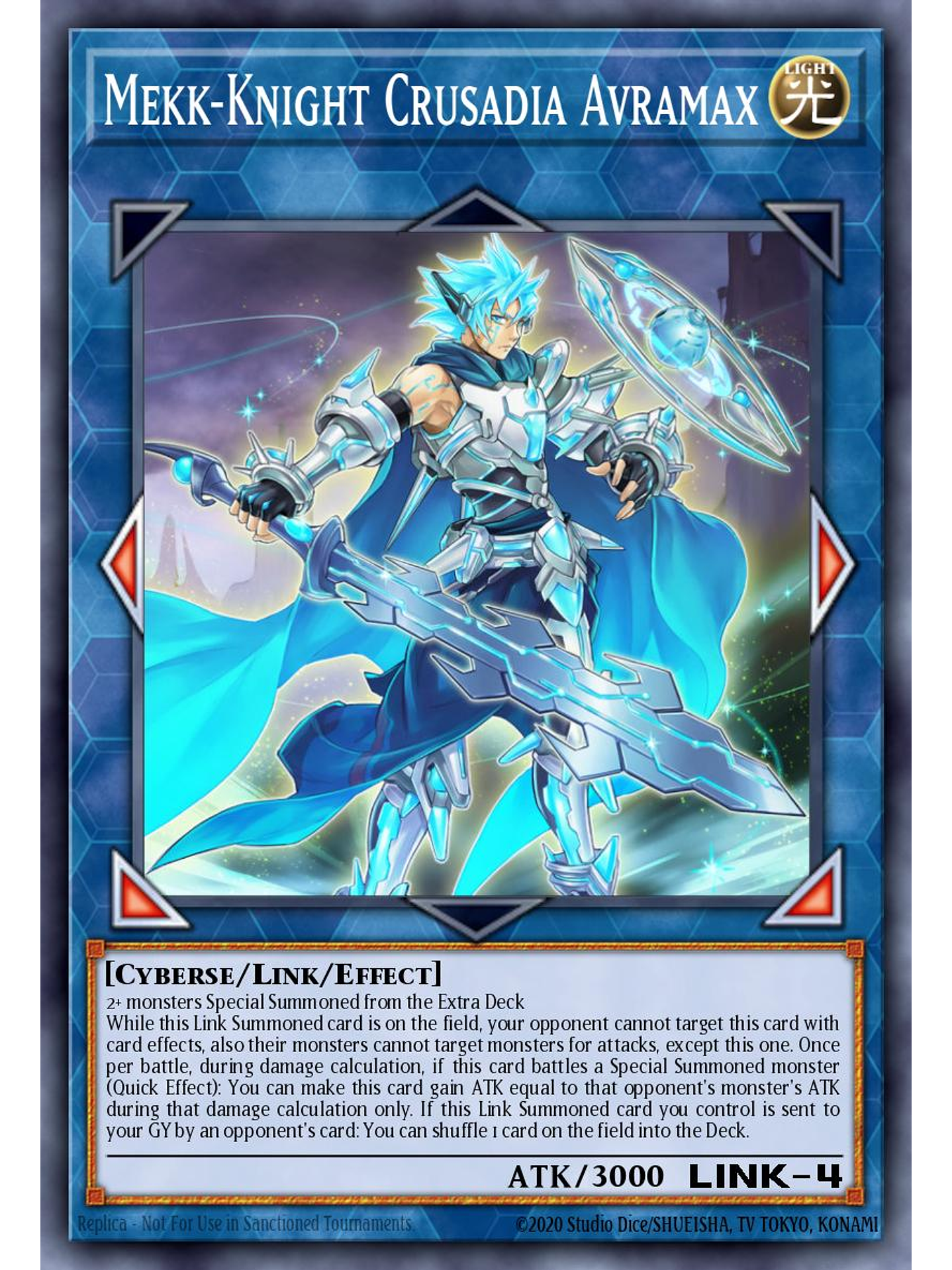 Mekk-Knight Crusadia Avramax - BLMM-EN095 - Ultra Rare 1st Edition 1