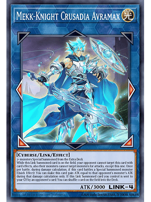 Mekk-Knight Crusadia Avramax - BLMM-EN095 - Ultra Rare 1st Edition