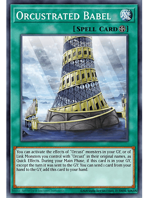 Orcustrated Babel - BLMM-EN097 - Ultra Rare 1st Edition