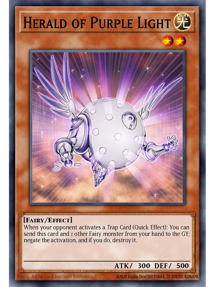 Herald of Purple Light - BLMM-EN101 - Ultra Rare 1st Edition 1