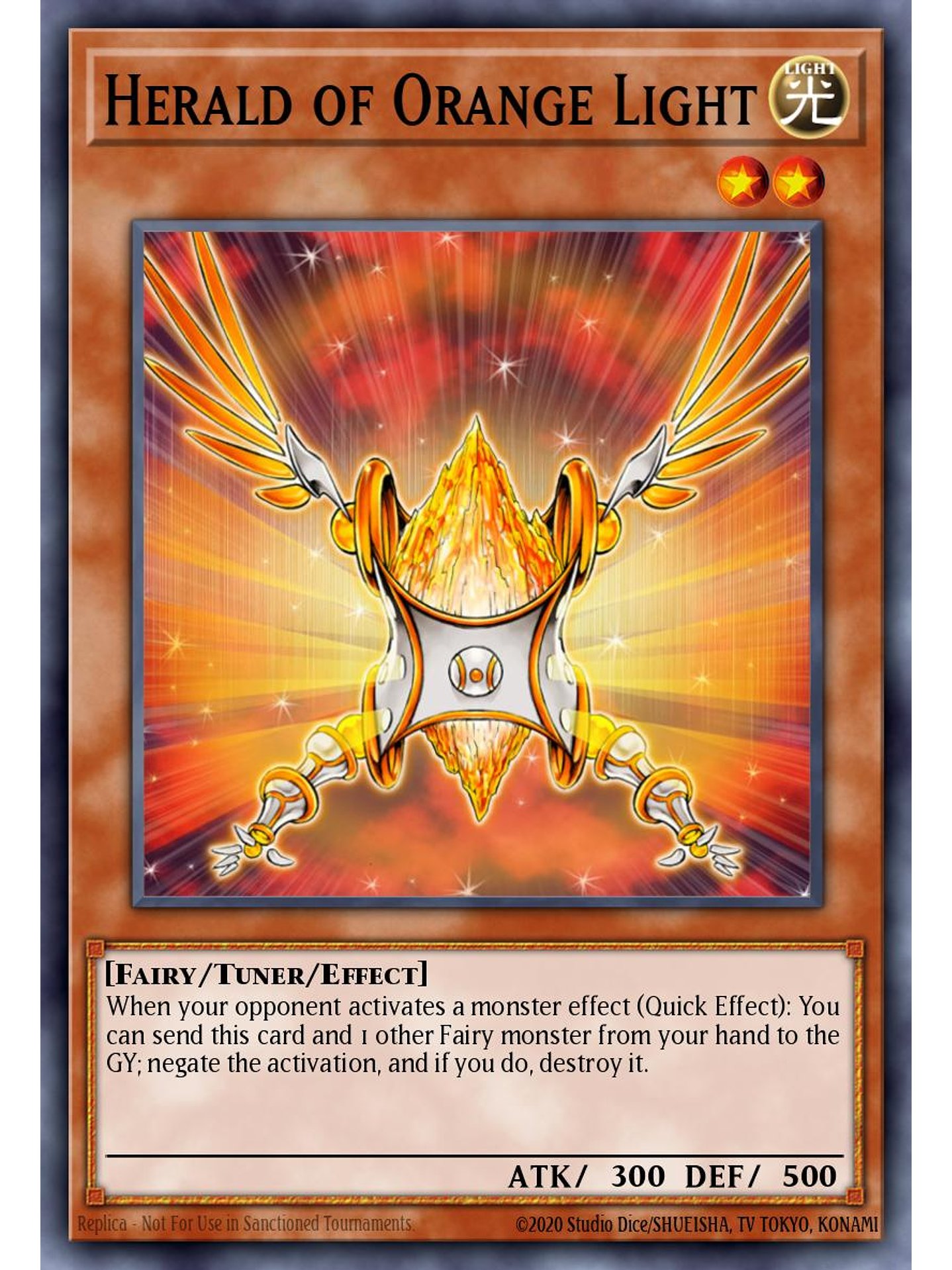 Herald of Orange Light - BLMM-EN103 - Ultra Rare 1st Edition 1