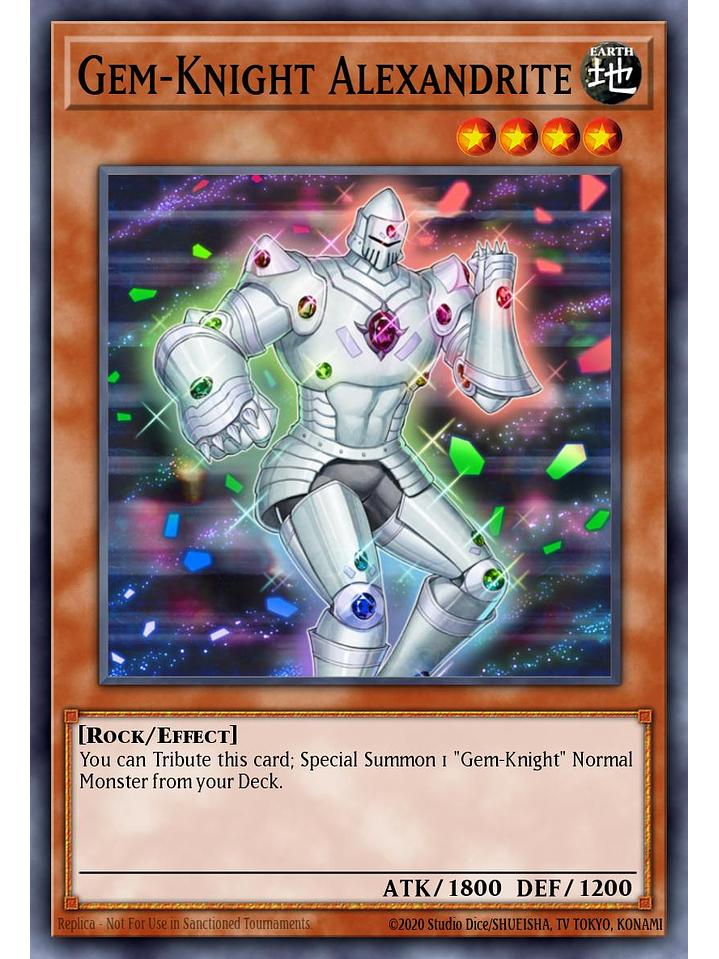 Gem-Knight Alexandrite - BLMM-EN107 - Ultra Rare 1st Edition 1