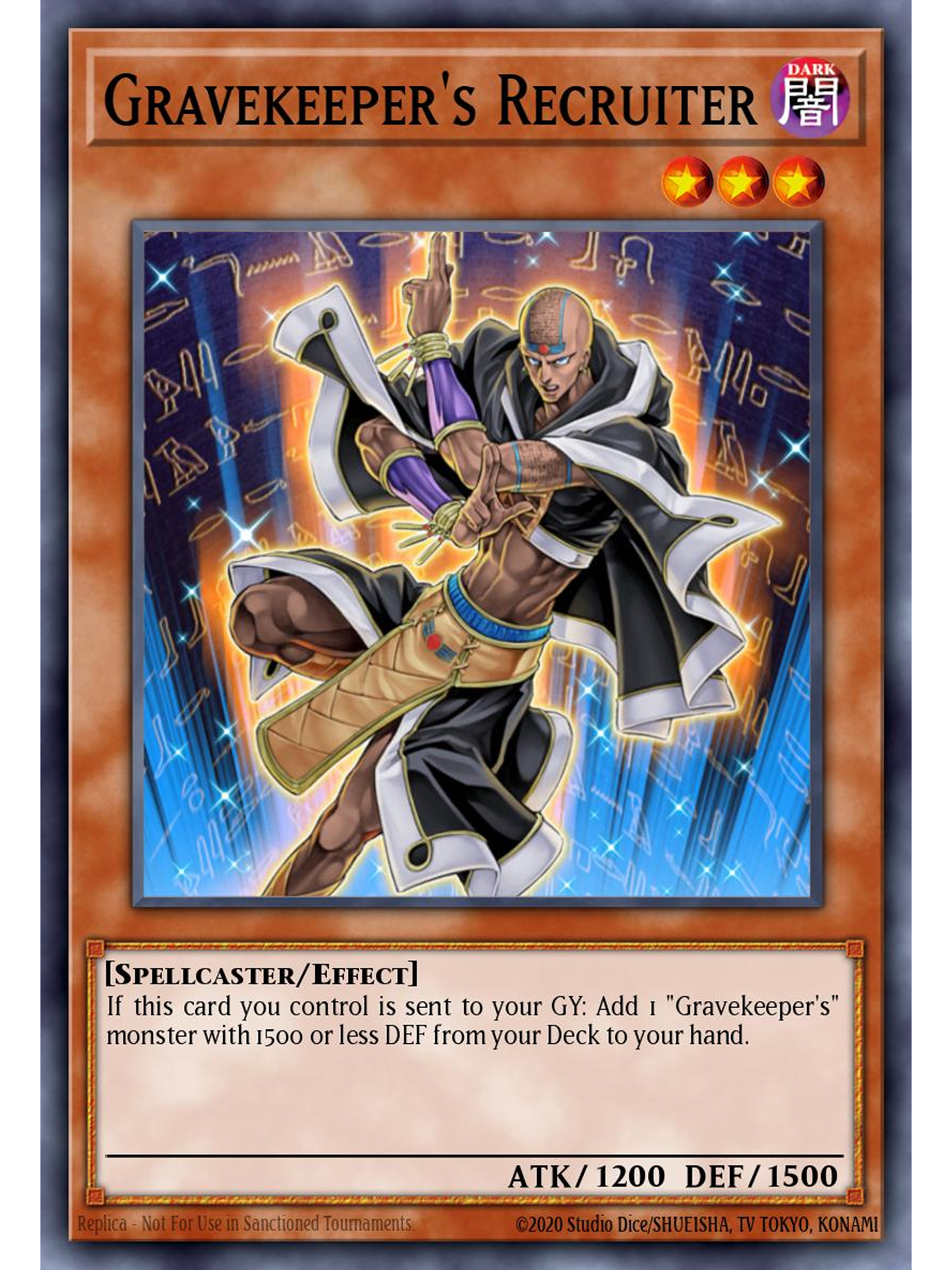 Gravekeeper's Recruiter - BLMM-EN110 - Secret Rare 1st Edition 1