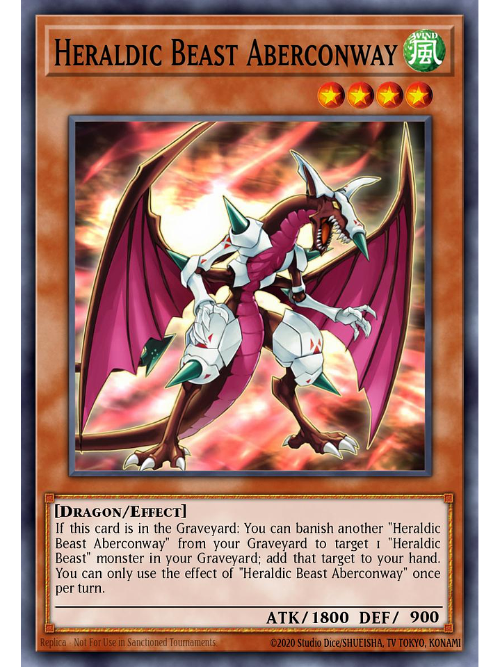 Heraldic Beast Aberconway - BLMM-EN114 - Ultra Rare 1st Edition 1