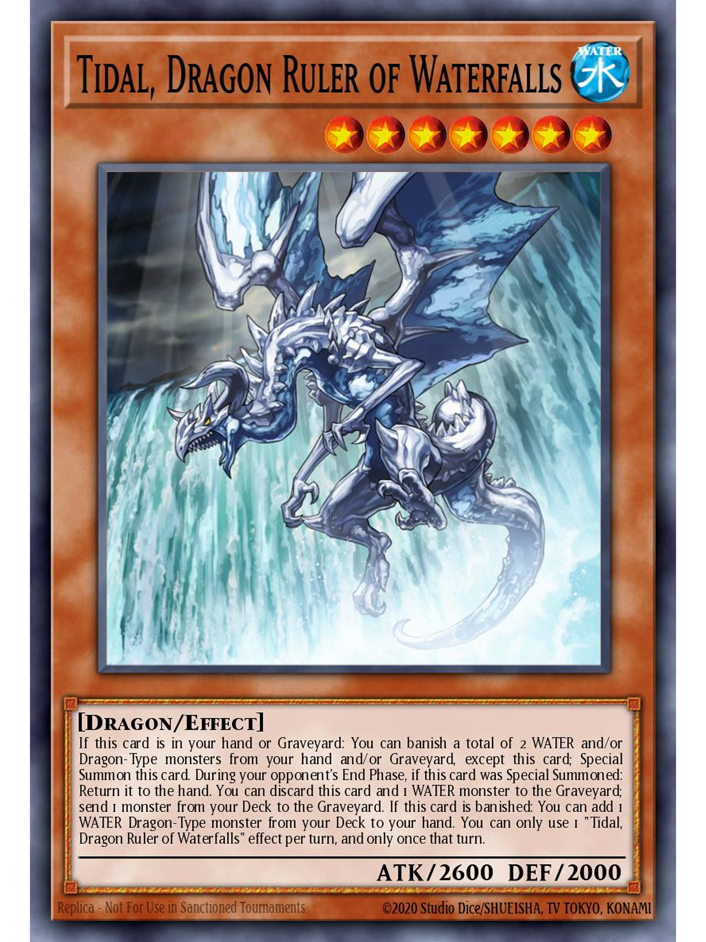 Tidal, Dragon Ruler of Waterfalls - BLMM-EN118 - Ultra Rare 1st Edition 1
