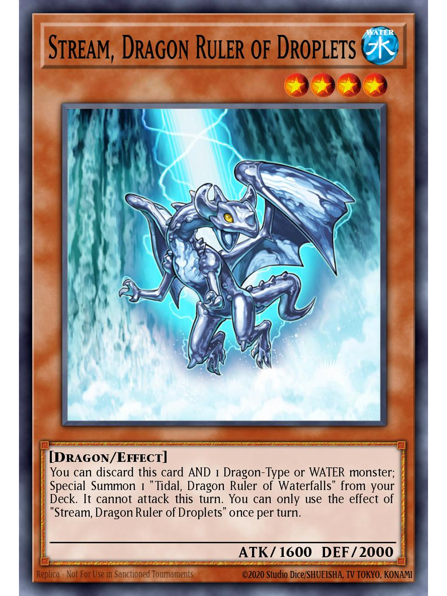 Stream, Dragon Ruler of Droplets - BLMM-EN122 - Secret Rare 1st Edition 1