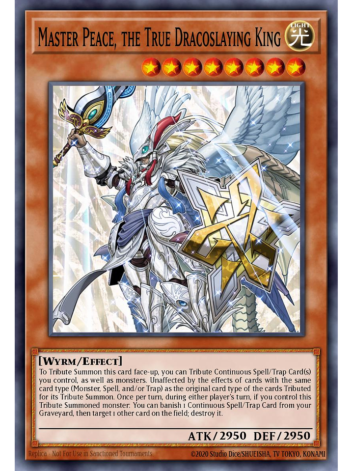 Master Peace, the True Dracoslaying King - BLMM-EN127 - Secret Rare 1st Edition 1
