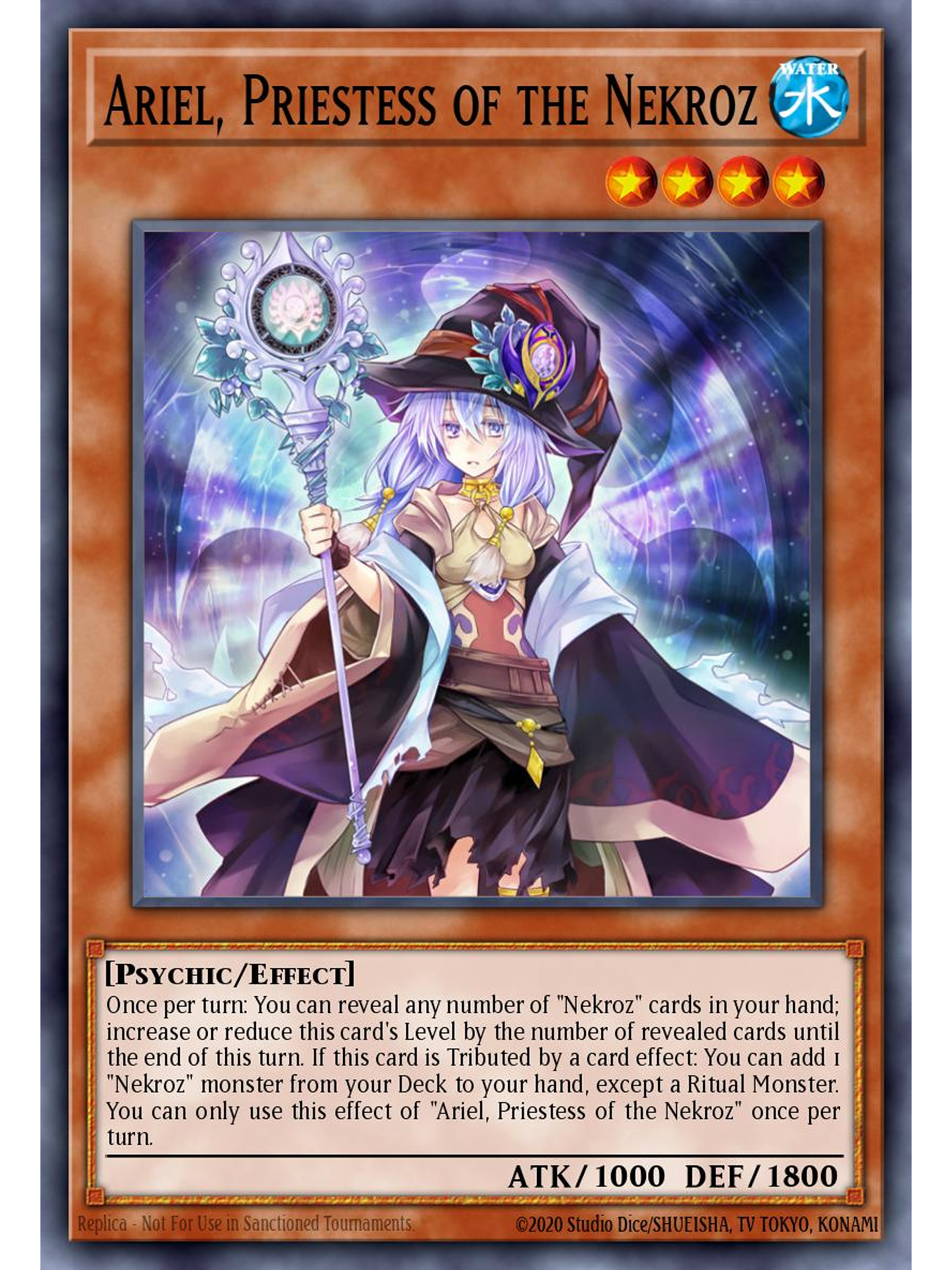 Ariel, Priestess of the Nekroz - BLMM-EN128 - Ultra Rare 1st Edition 1