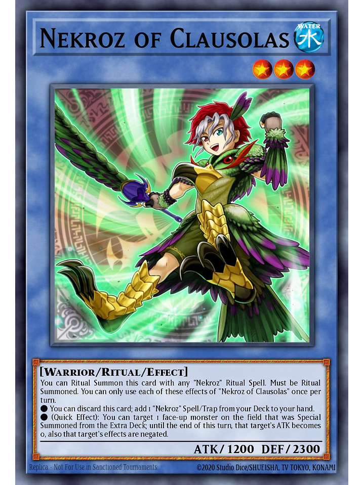 Nekroz of Clausolas - BLMM-EN131 - Ultra Rare 1st Edition 1