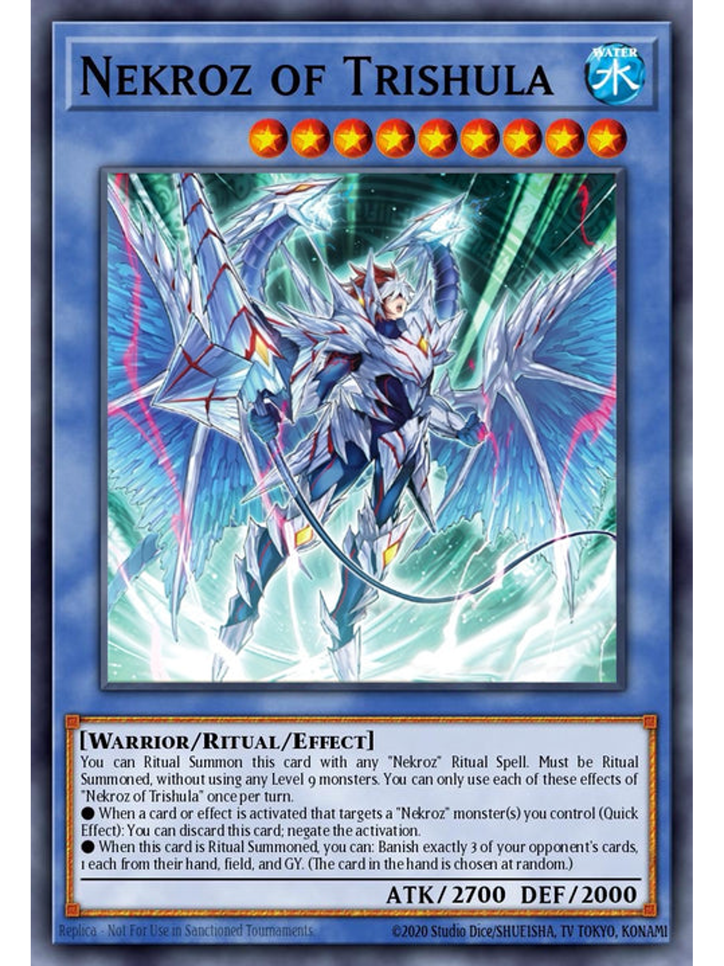 Nekroz of Trishula (alternate artwork) - BLMM-EN132 - Secret Rare 1st Edition 1