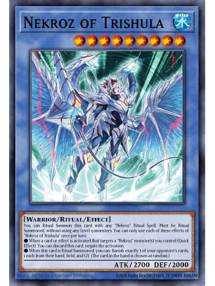 Nekroz of Trishula (alternate artwork) - BLMM-EN132 - Secret Rare 1st Edition