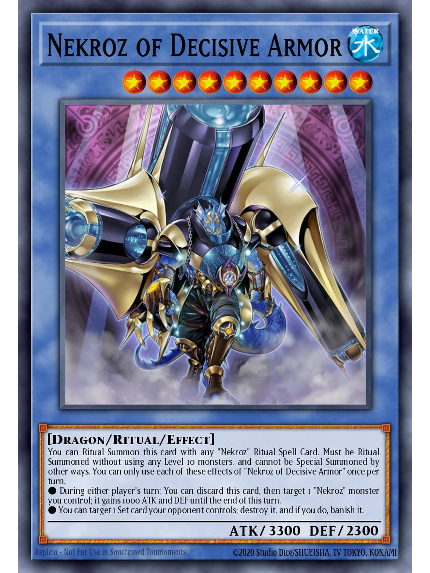 Nekroz of Decisive Armor - BLMM-EN133 - Ultra Rare 1st Edition 1