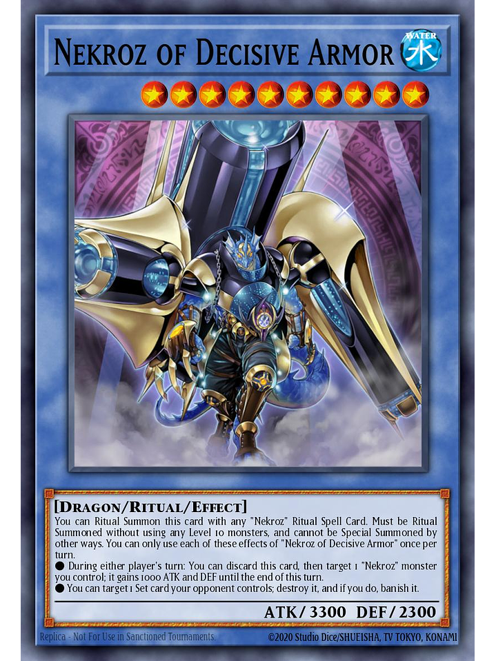 Nekroz of Decisive Armor - BLMM-EN133 - Ultra Rare 1st Edition 1