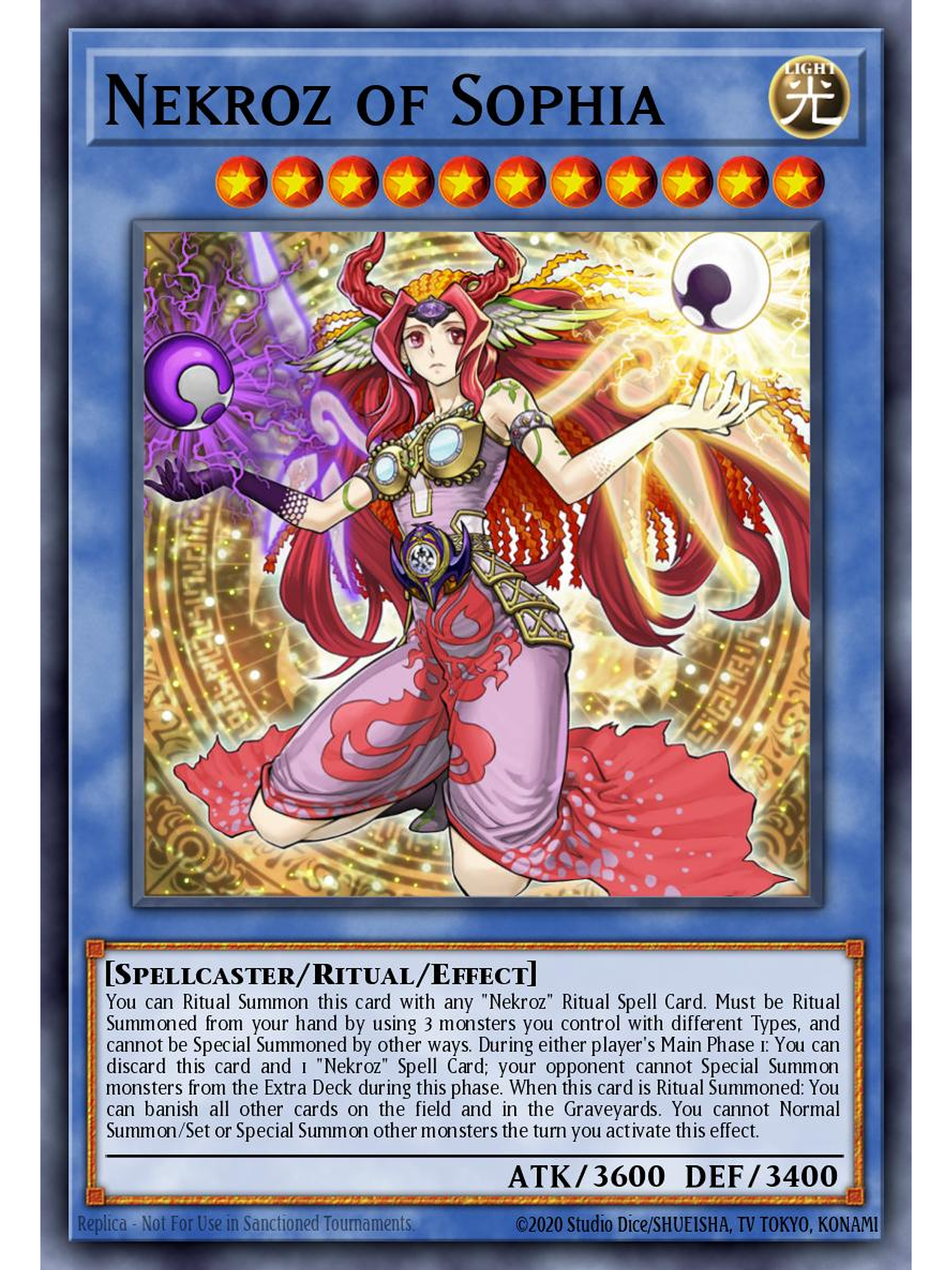 Nekroz of Sophia - BLMM-EN134 - Secret Rare 1st Edition 1