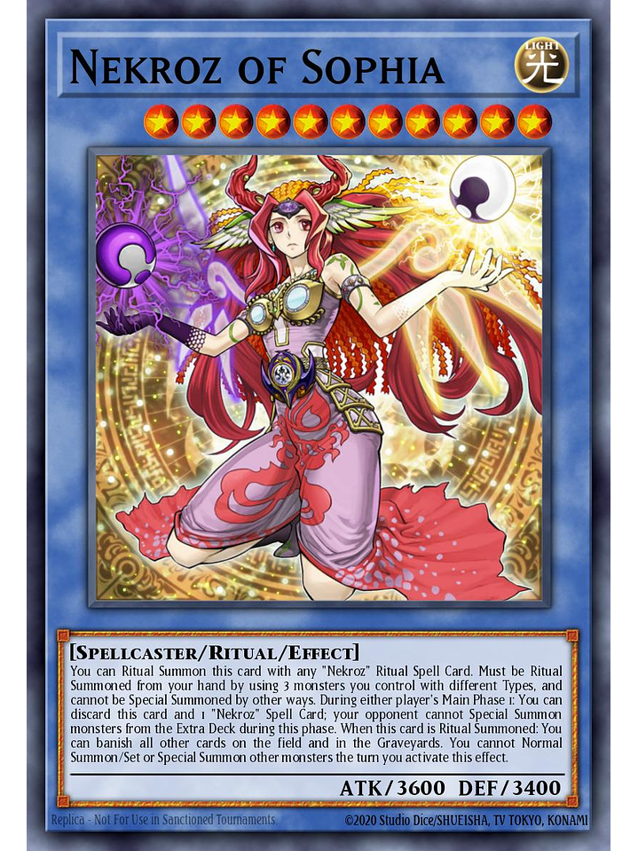 Nekroz of Sophia - BLMM-EN134 - Secret Rare 1st Edition 1