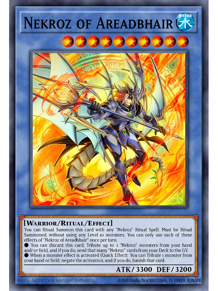 Nekroz of Areadbhair - BLMM-EN135 - Secret Rare 1st Edition 1