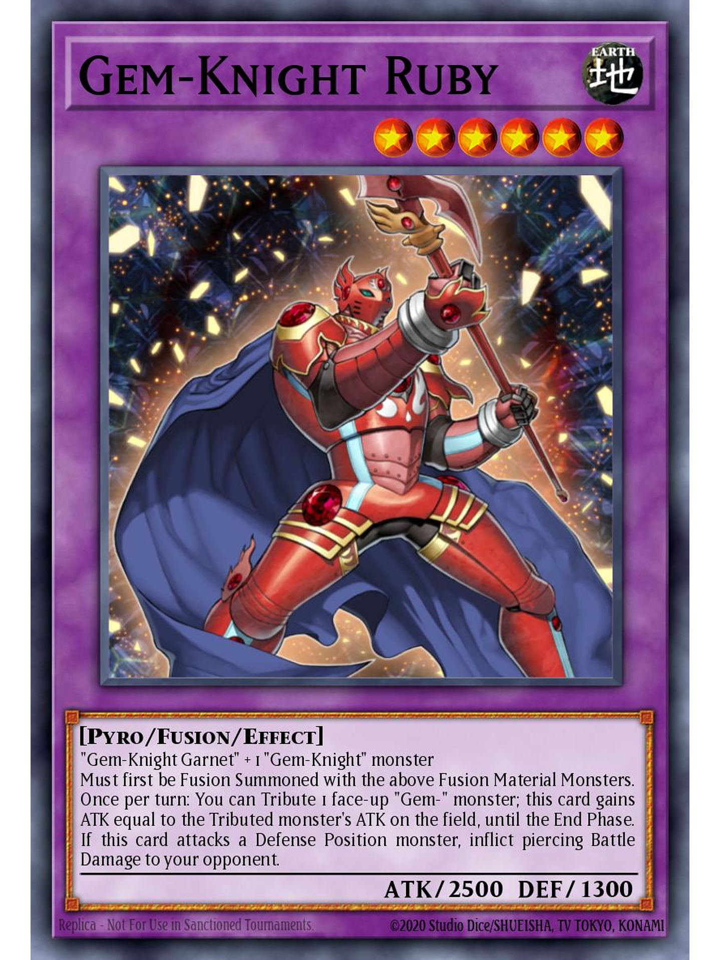 Gem-Knight Ruby - BLMM-EN136 - Ultra Rare 1st Edition 1