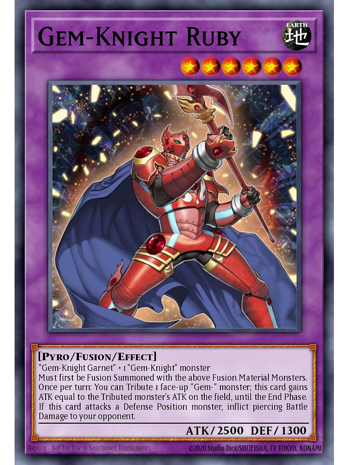 Gem-Knight Ruby - BLMM-EN136 - Ultra Rare 1st Edition 1