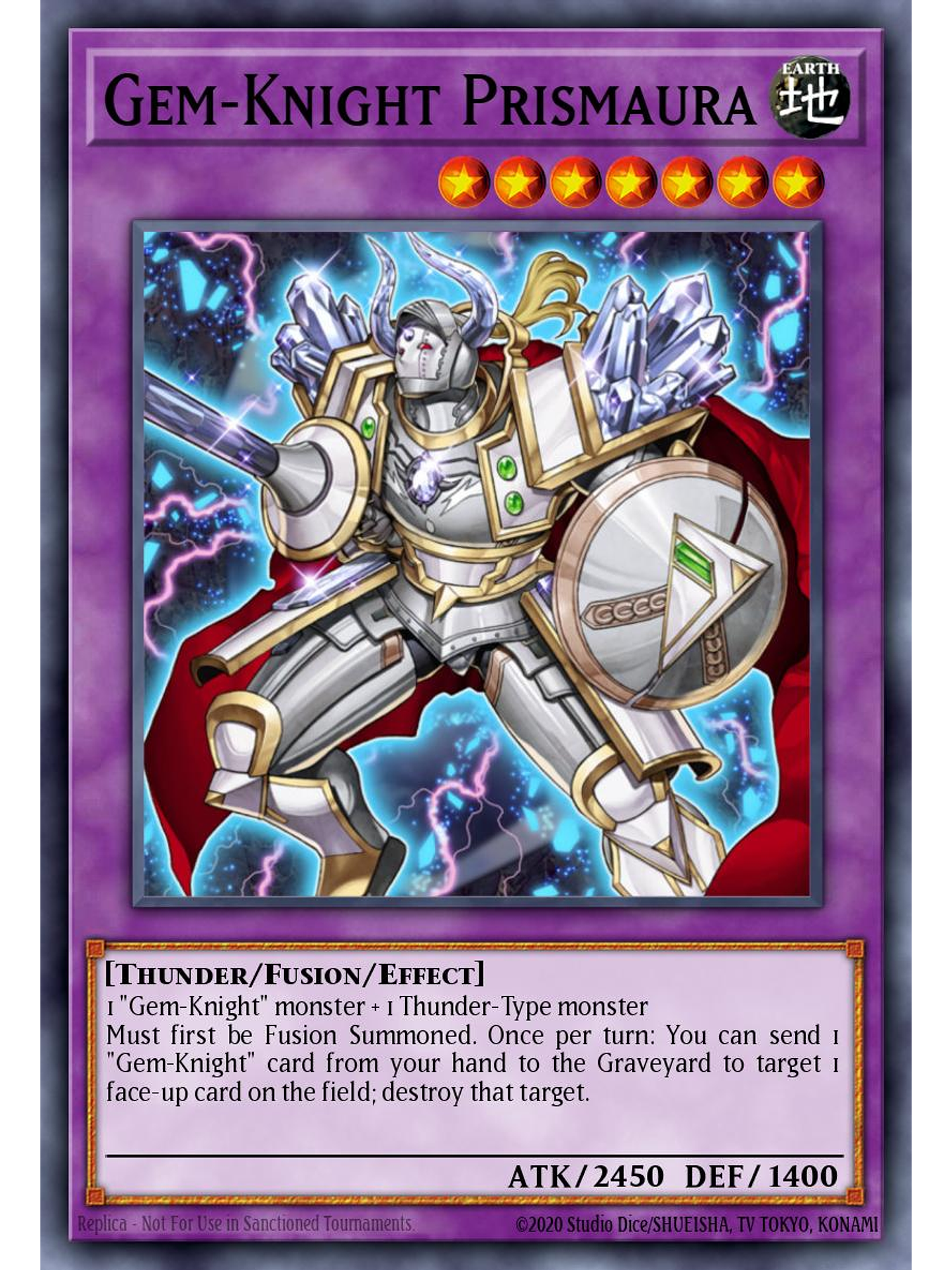 Gem-Knight Prismaura - BLMM-EN140 - Ultra Rare 1st Edition 1