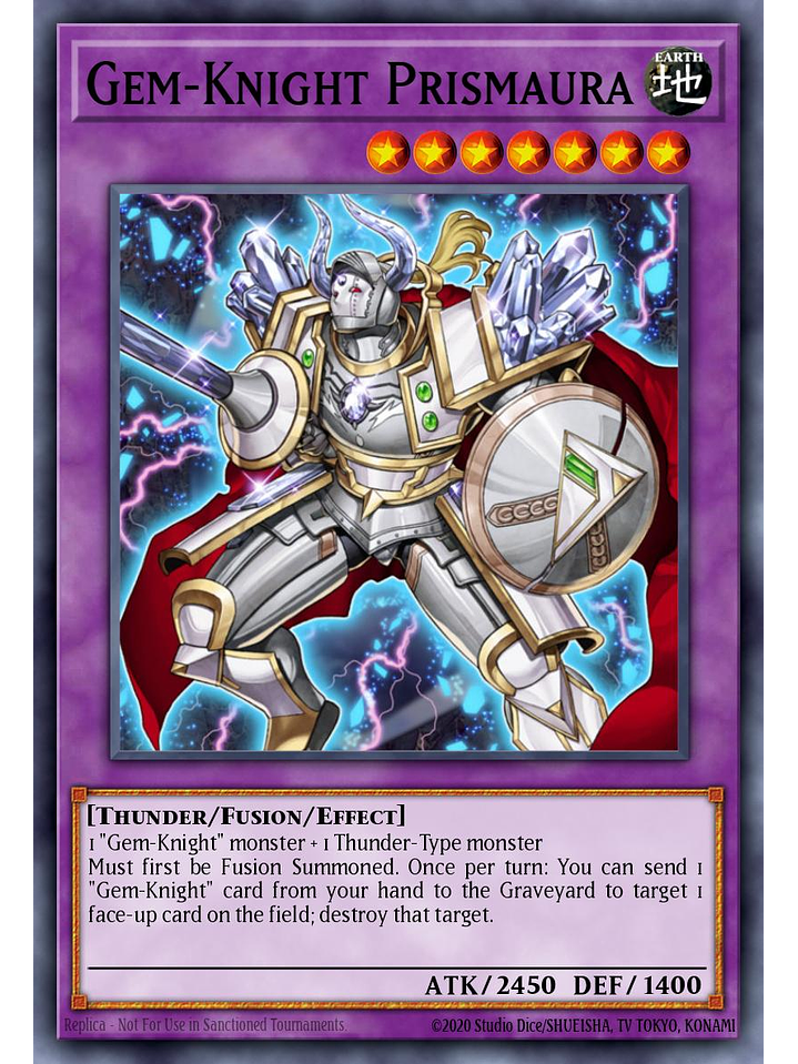 Gem-Knight Prismaura - BLMM-EN140 - Ultra Rare 1st Edition 1