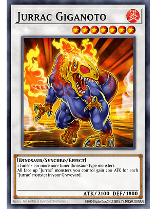 Jurrac Giganoto - BLMM-EN148 - Ultra Rare 1st Edition