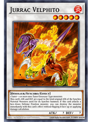 Jurrac Velphito - BLMM-EN149 - Ultra Rare 1st Edition