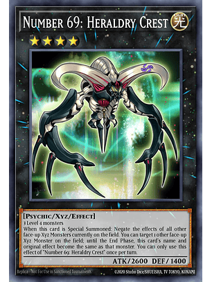 Number 69: Heraldry Crest - BLMM-EN153 - Ultra Rare 1st Edition