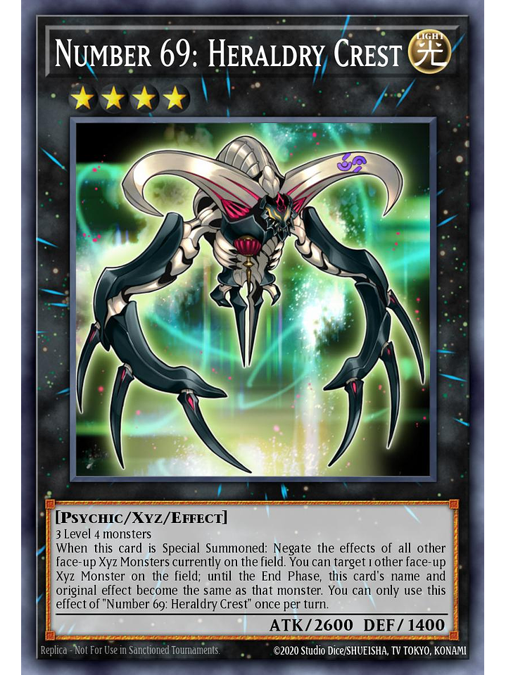 Number 69: Heraldry Crest - BLMM-EN153 - Ultra Rare 1st Edition 1