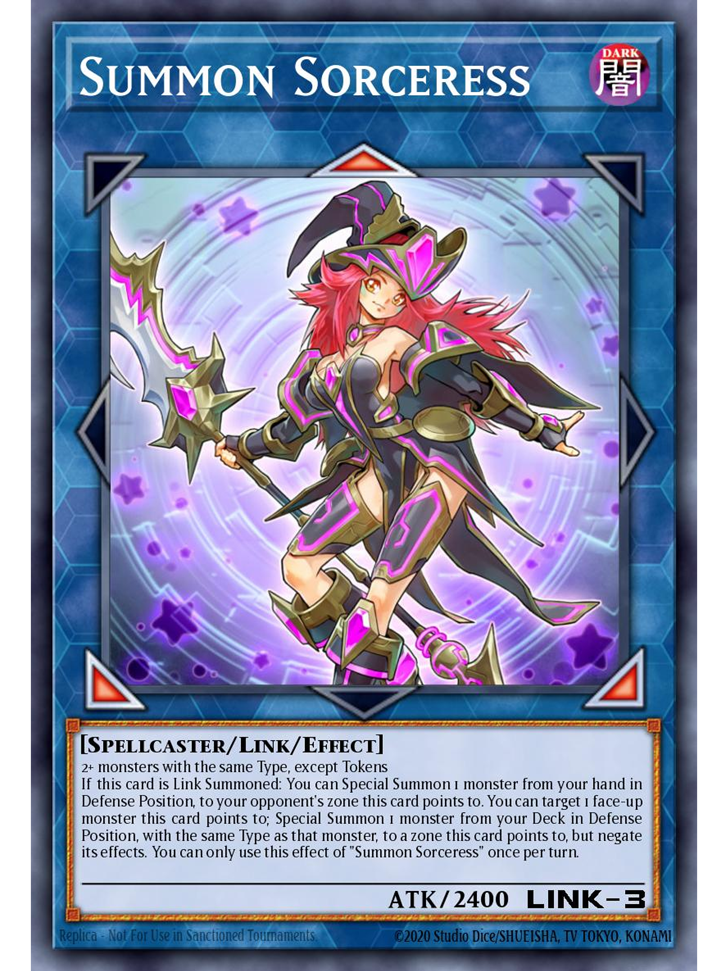 Summon Sorceress - BLMM-EN157 - Secret Rare 1st Edition 1