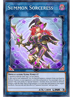 Summon Sorceress - BLMM-EN157 - Secret Rare 1st Edition